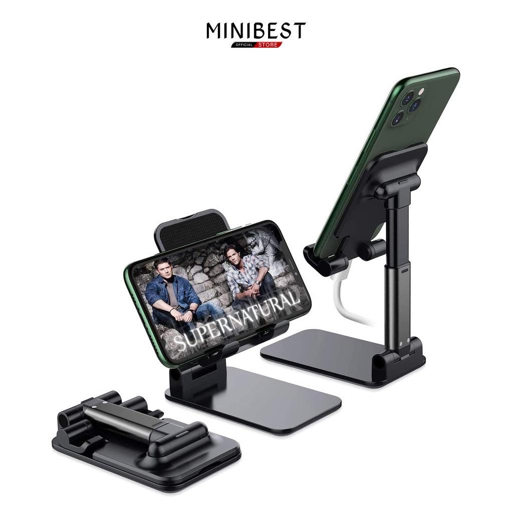 Mobile Phone Holder Stand Hp Lipat Liftable Holder Tablet Desktop Phone Dudukan Hp Universal