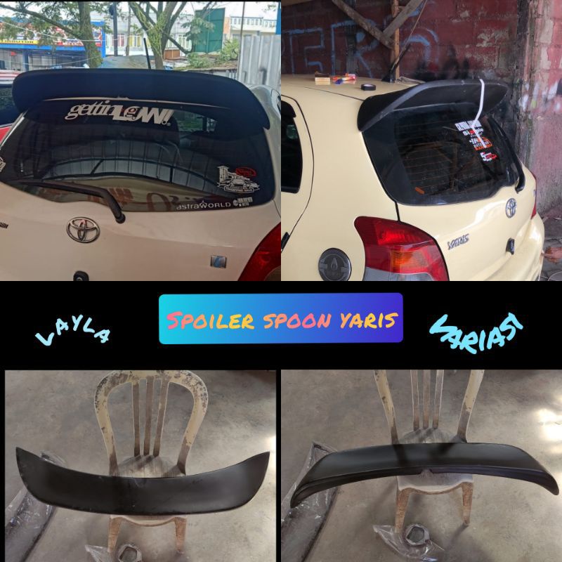 spoiler spoon yaris bakpao