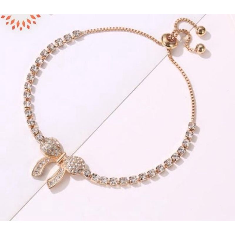 Medan Temurah kd02 Aksesoris cantik Gelang simpul pita serut import