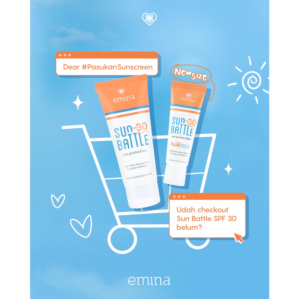 EMINA SUN BATTLE SPF 30 PA +++ 60ml