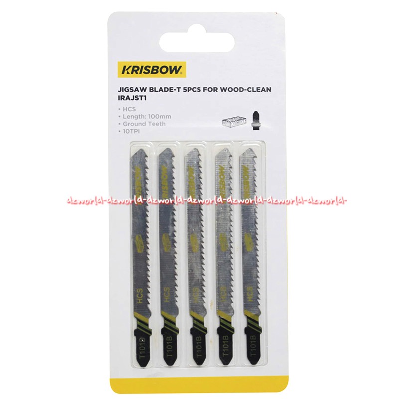 Krisbow Jingsaw Blade-T 5pcs For Wood Clean Refill Isi Ulang Pisau Gergaji Mesin Mata Pisau Gergaji Ukir Kayu Jig Saw Saws Blade-t Irajst1