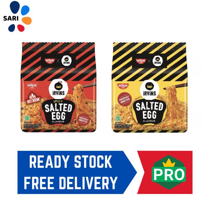 

Nissin Irvins Salted Egg Instant Noodle Hot Boom 113G X 5 061