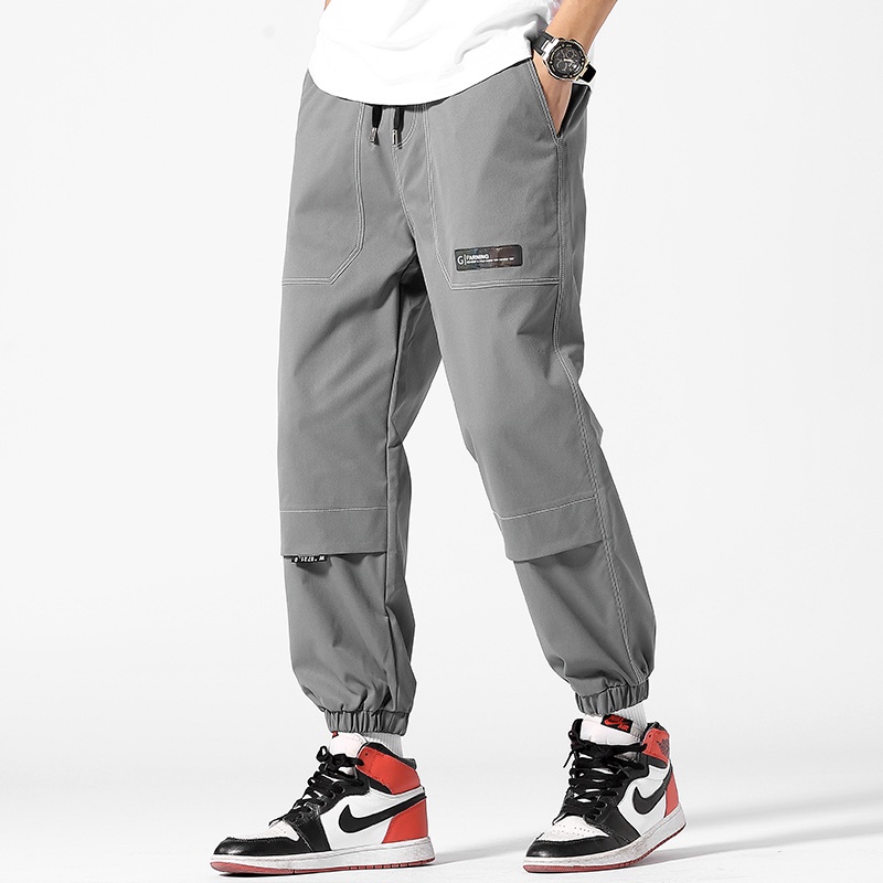 Celana Pria Celana Panjang Olahraga Casual Santai Sporty Saku Ritsleting Fashion Pants