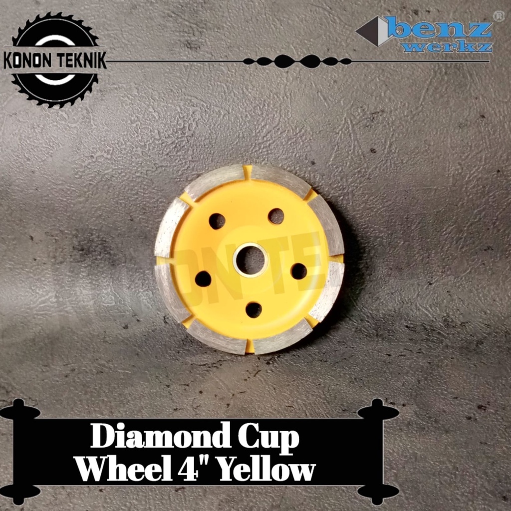 Diamond Cup Wheel Dry 4" / Diamond Grinding Wheel segment 4inch BENZ / Diamond Cup Wheel Dry 4" / Di
