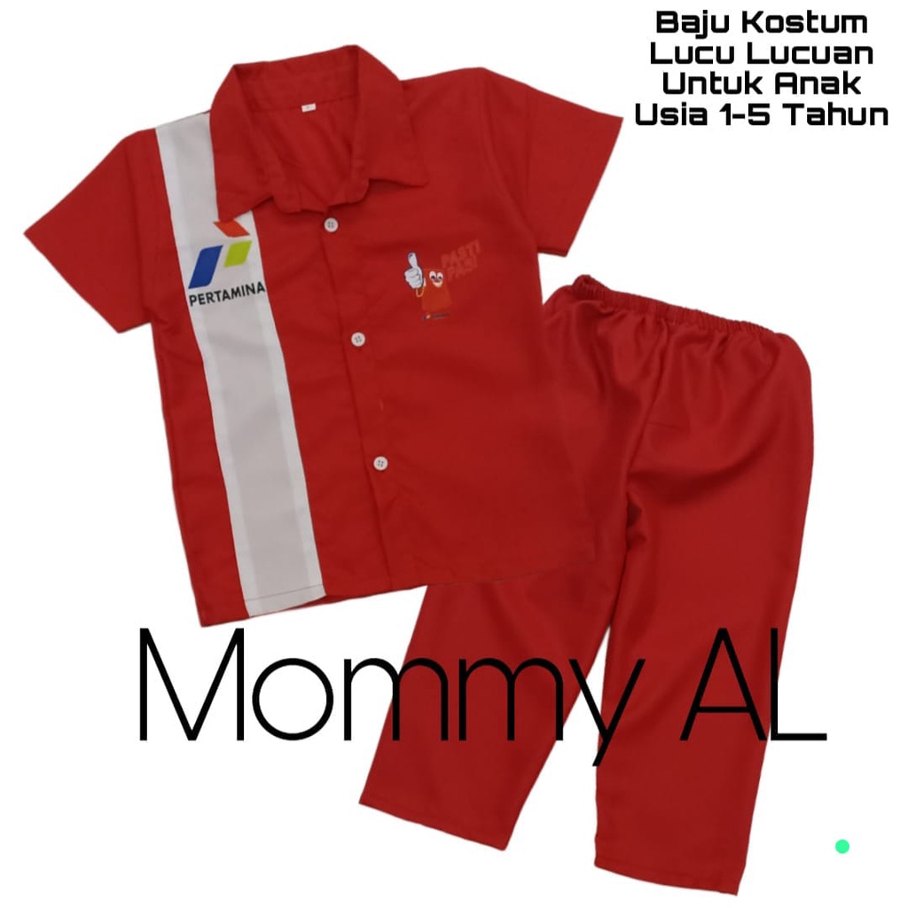 Setelan Baju anak SPBU/baju Spbu/baju spbu laki/Baju anak Dokter anak laki laki/dokter anak baju/kostum anak/kostum anak perempuan/kostum anak laki laki/kostum anak dinosaurus/baju profesi anak perempuan/baju profesi anak laki lak