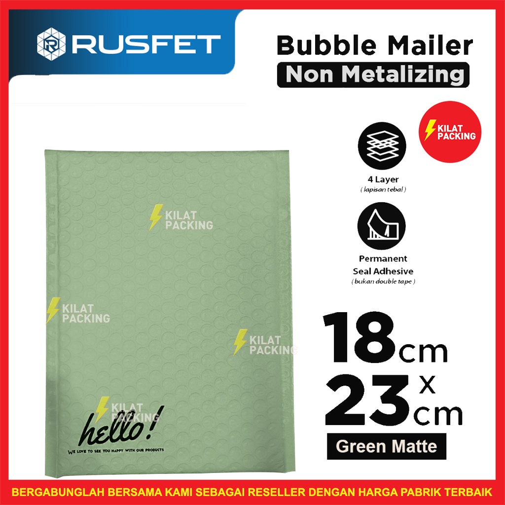 

Amplop Bubble Mailer Green 18x23 Amplop Bubble Packing Online Rusfet