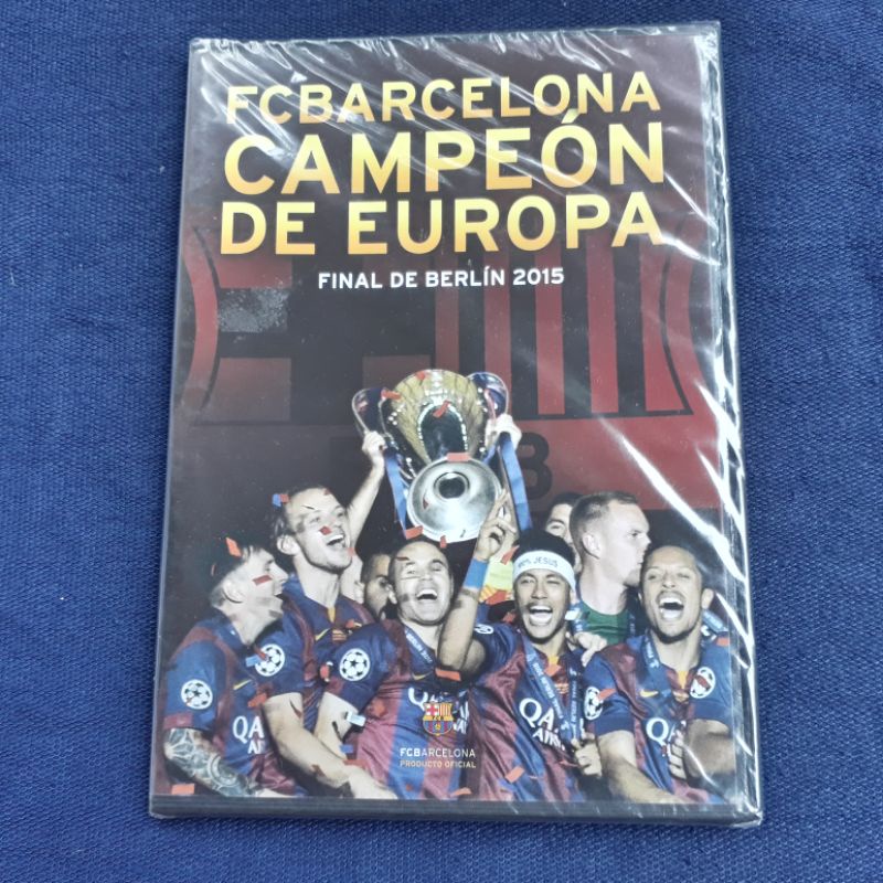 Kaset DVD untuk KolPri FC Barcelona Campeon de Europa Final de Berlin 2015