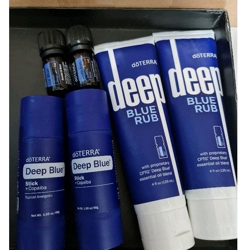 Deep Blue / Blue Rub / Ice Blue 5ml  / Set Deep Blue Rub  Doterra untuk Otot lebih bagus dari pan away