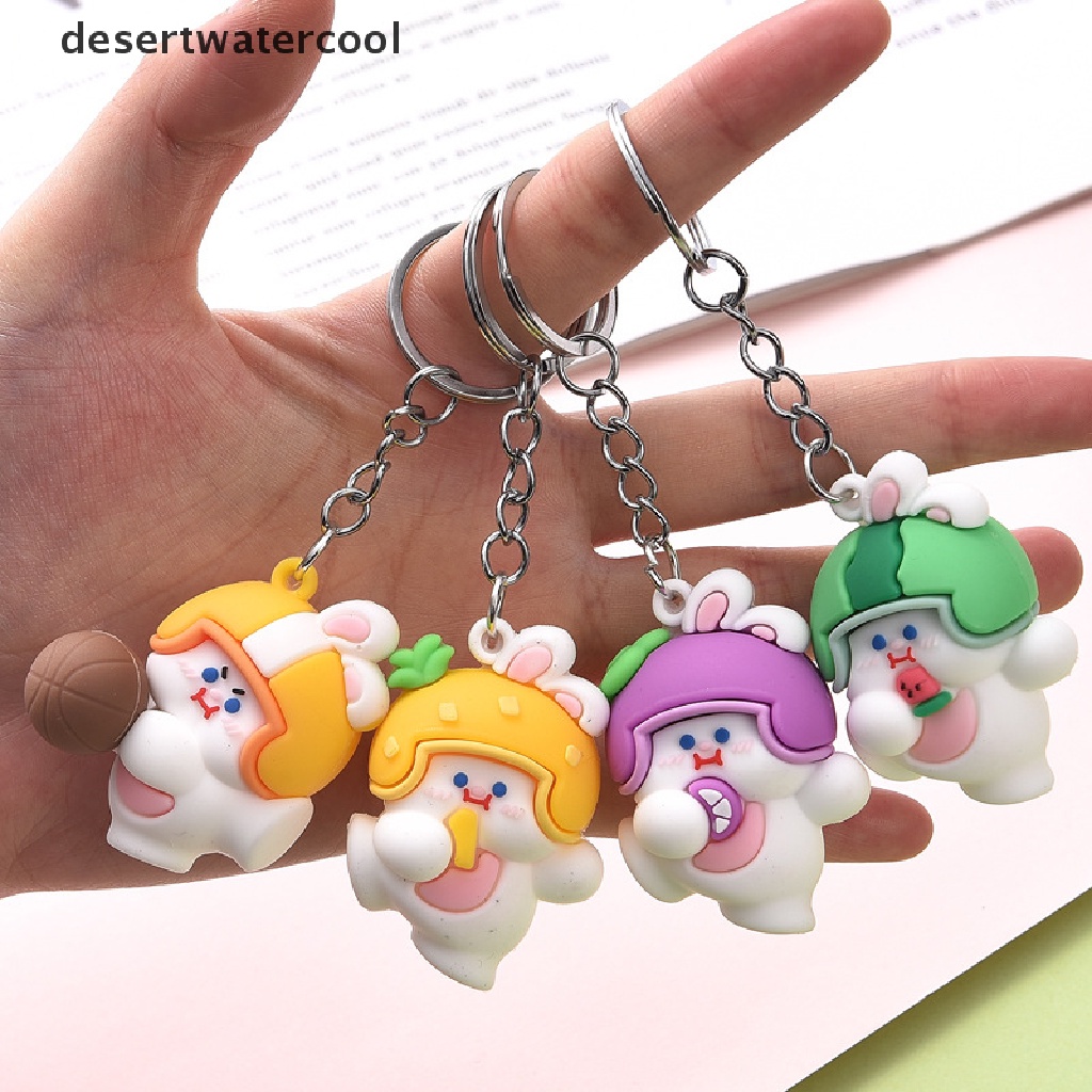Deid Kartun Kelinci Gantungan Kunci Dengan Bentuk Yang Berbeda Silikon Boneka Liontin Wanita Ransel Pesona Gantungan Kunci Mobil Mainan Hadiah DIY Membuat Perhiasan Martijn