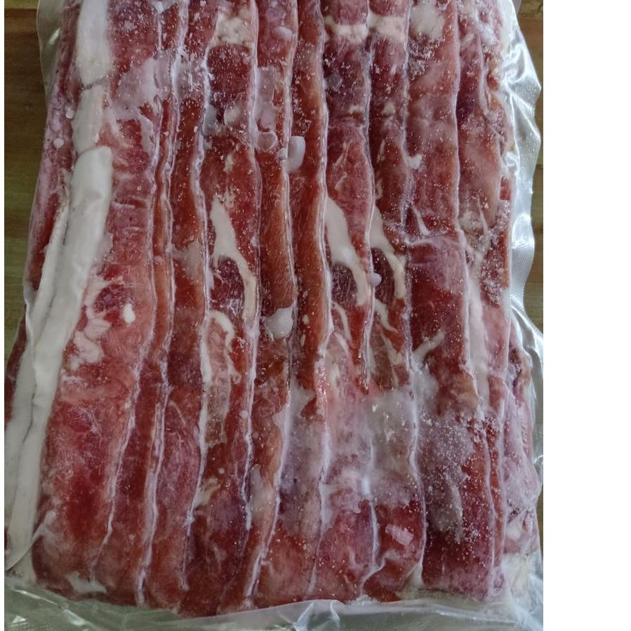 

Discount | KI3 | 299 SMOKED PORK BACON PREMIUM DAGING BABI TIPIS BBQ BARBEQUE BAKAR PANGGANG PREMIUM UTUH MEAT GRILL