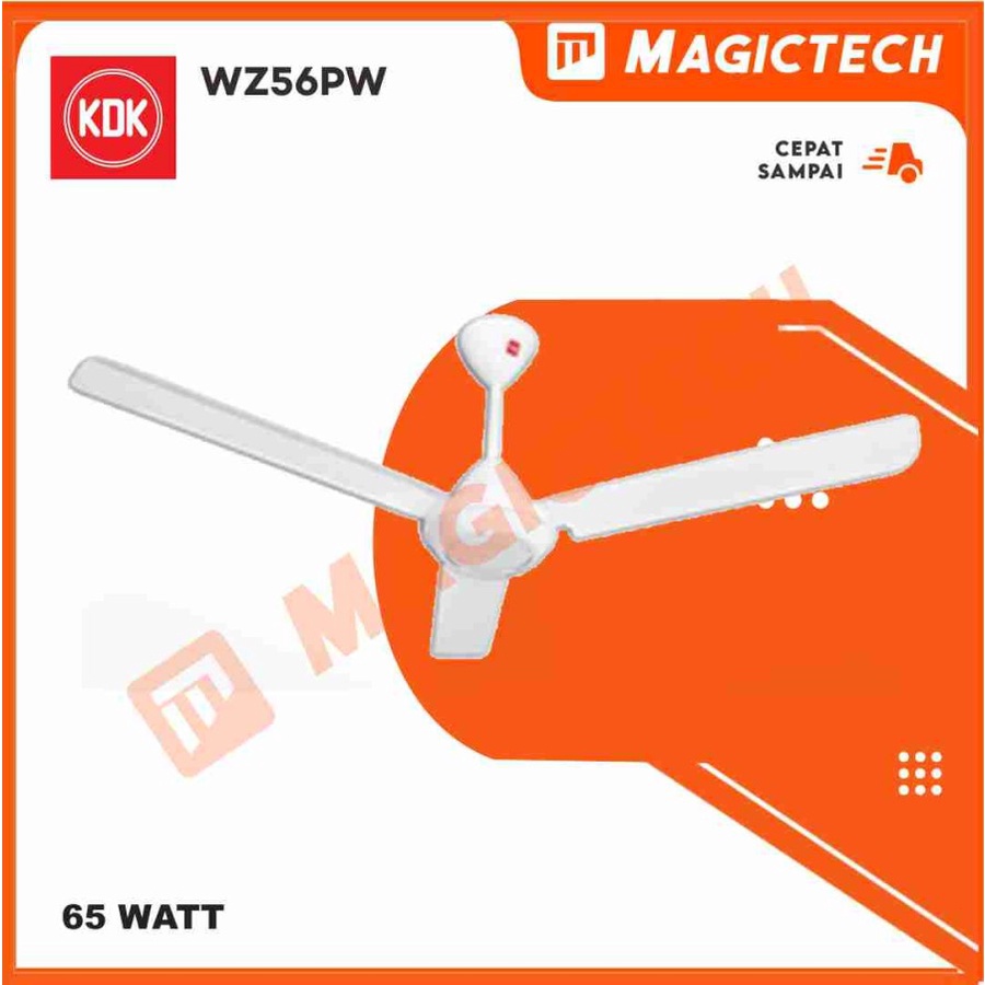 KIPAS ANGIN KDK CEILING FAN WZ-56P / WZ56P - KIPAS ANGIN GANTUNG PUTIH