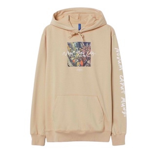 Hoodie Jaket Newyork Cream Dewasa Couple Pria Wanita Desain Oversize Dari H&M +  Free Paper Bag