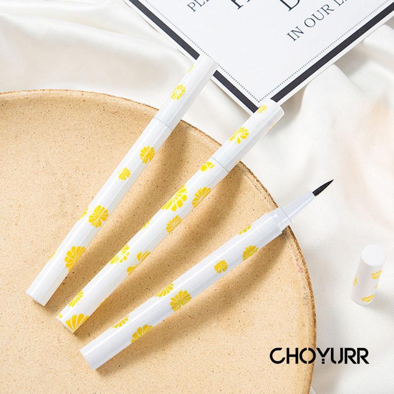 【COD】Eyeliner Daisy Flower Long Lasting Waterproof Eye Liner Quick Drying Eyeliner Liquid Non Smudge Natural-CH