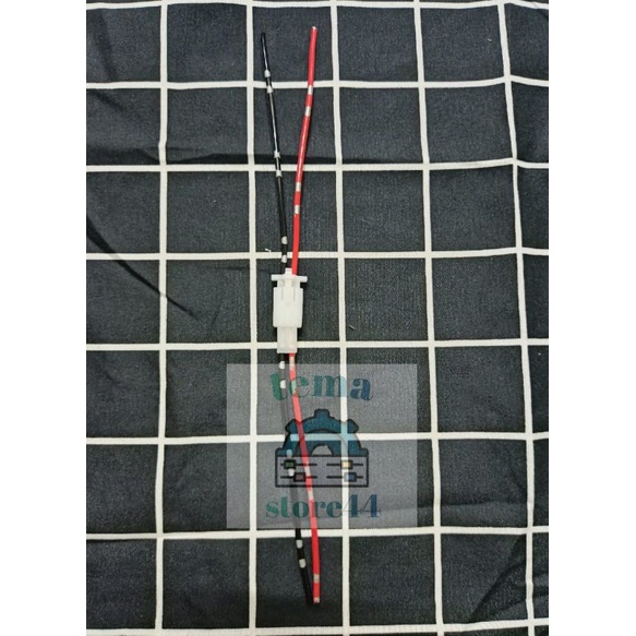 SEPASANG SOKET 2PIN KECIL, 1SET KABEL BINTIK