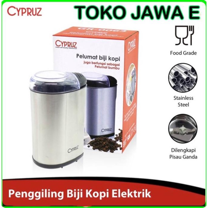 CYPRUZ GR-0063 Coffee and Spice Grinder