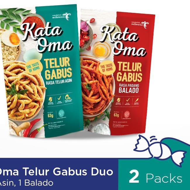 

COD [TD4] Kata Oma Telur Gabus Mix Duo Telur Asin dan Balado