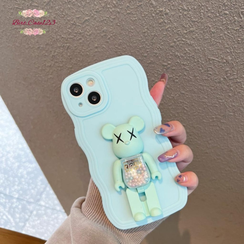 BK SOFTCASE SILIKON WAVE WAVY GELOMBANG WARNA STAND 3D KARAKTER FOR REALME C1 C2 3 5 5I 5S 8 8I 9 PRO PLUS 4G 10 C11 C12 C25 C15 C17 7I C20 C21Y C25Y C30 C31 C33 C35 NARZO 50I 50A PRIME V23 5G BC7004