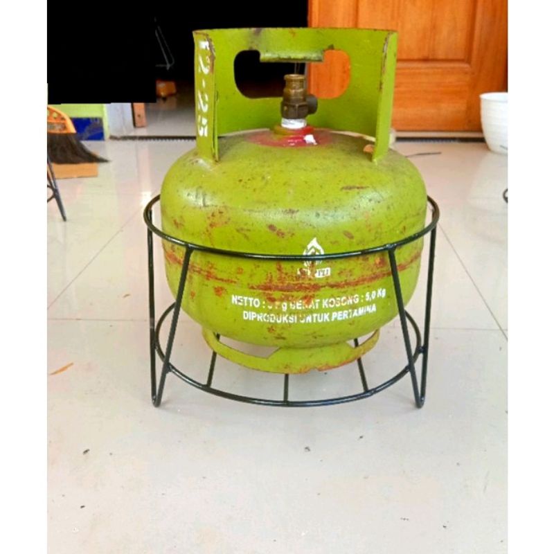 tatakan gas / rak gas LPG 3kg / rak gas / dudukan gas