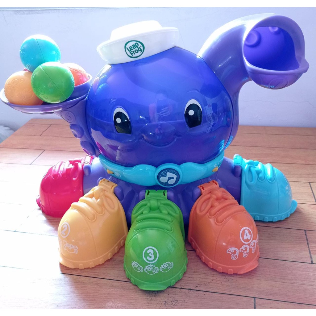 Mainan anak LEAP FROG peek a shoe octopus
