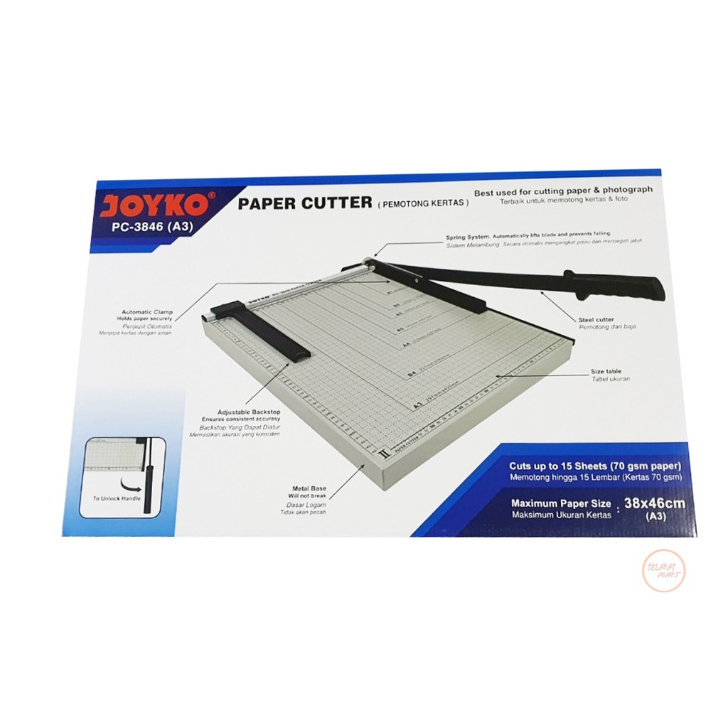 

JOYKO - Paper Cutter PC-3846 A3 - Pcs