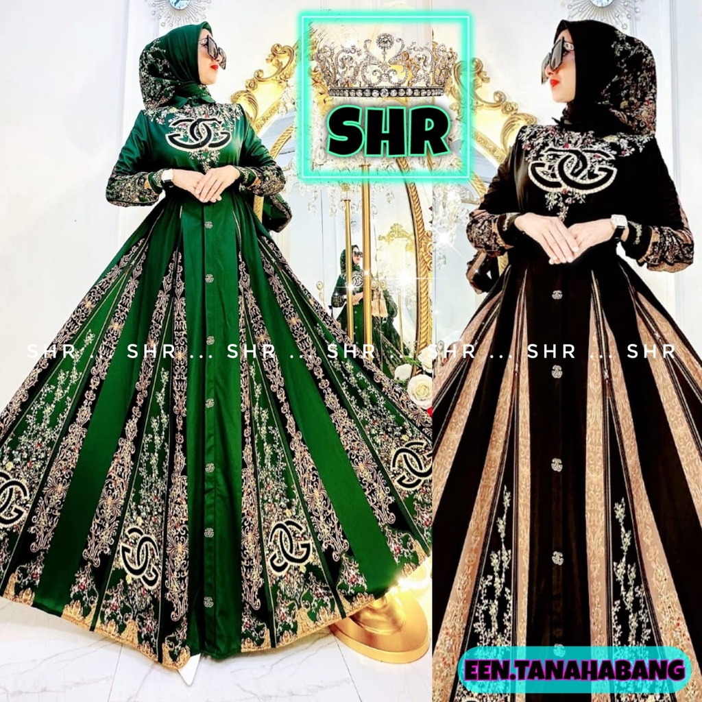 " NEW " MAXI DRESS SCUBA PREMIUM FULL KANCING by.SHR