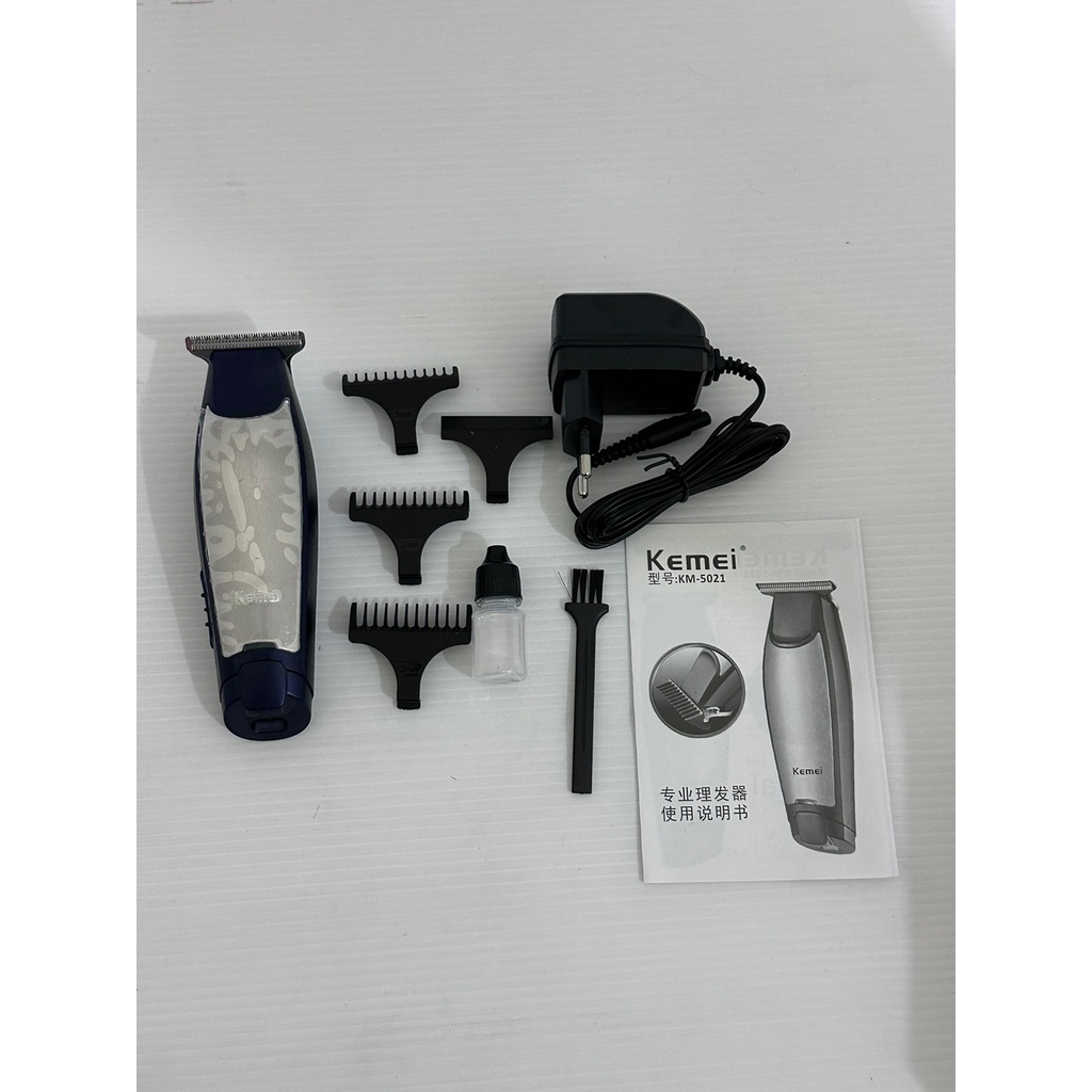 Hair Clipper Kemei Detailer KM-5021 Alat Mesin Cukur Rambut Cordless