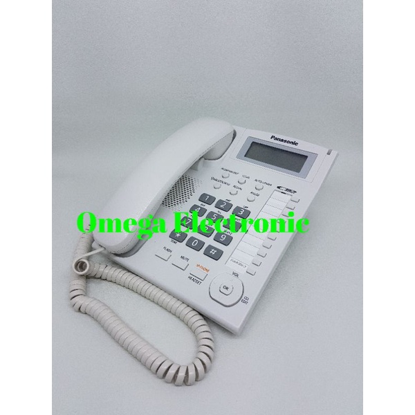 Panasonic KX-TS880MX - Pesawat Telepon Rumah Kantor Single Line Telpon KX TS880 TS880