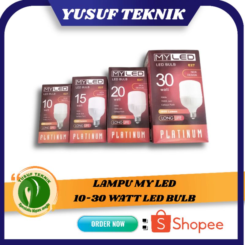 LAMPU MY LED KAPSUL 10-30 WATT
