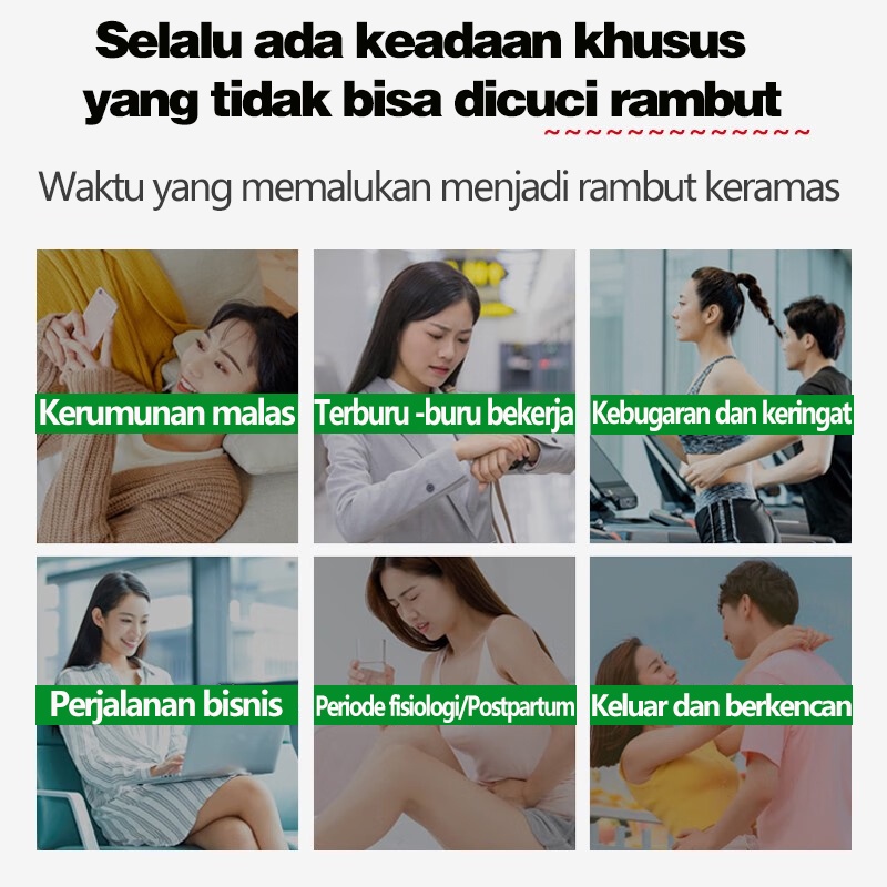 Dry Shampoo Spray 150 ML Semprotan Rambut kering untuk minyak rambut Kontrol rambut berminyak Fluffy hair NyamanTersedia untuk ibu hamil