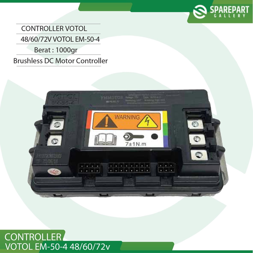 Votol EM50-4 Controller/Pengendali Motor Skuter Listrik 48V/60V/72V