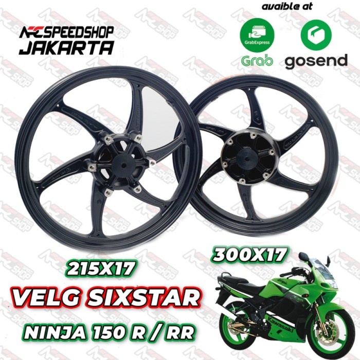 Vnd Velg Racing Six Star - Ninja Rr / R Black #Rcb #Oz #Delkevic #Original