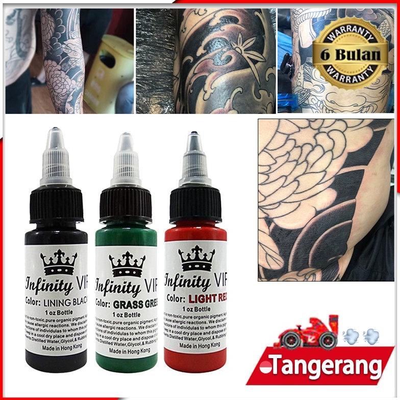 ABJIA 30ml Tinta Tatto INFINITY / Tinta Tato / Tinta Tattoo / Ink Tato / Pigment Tato / Tinta Tato P