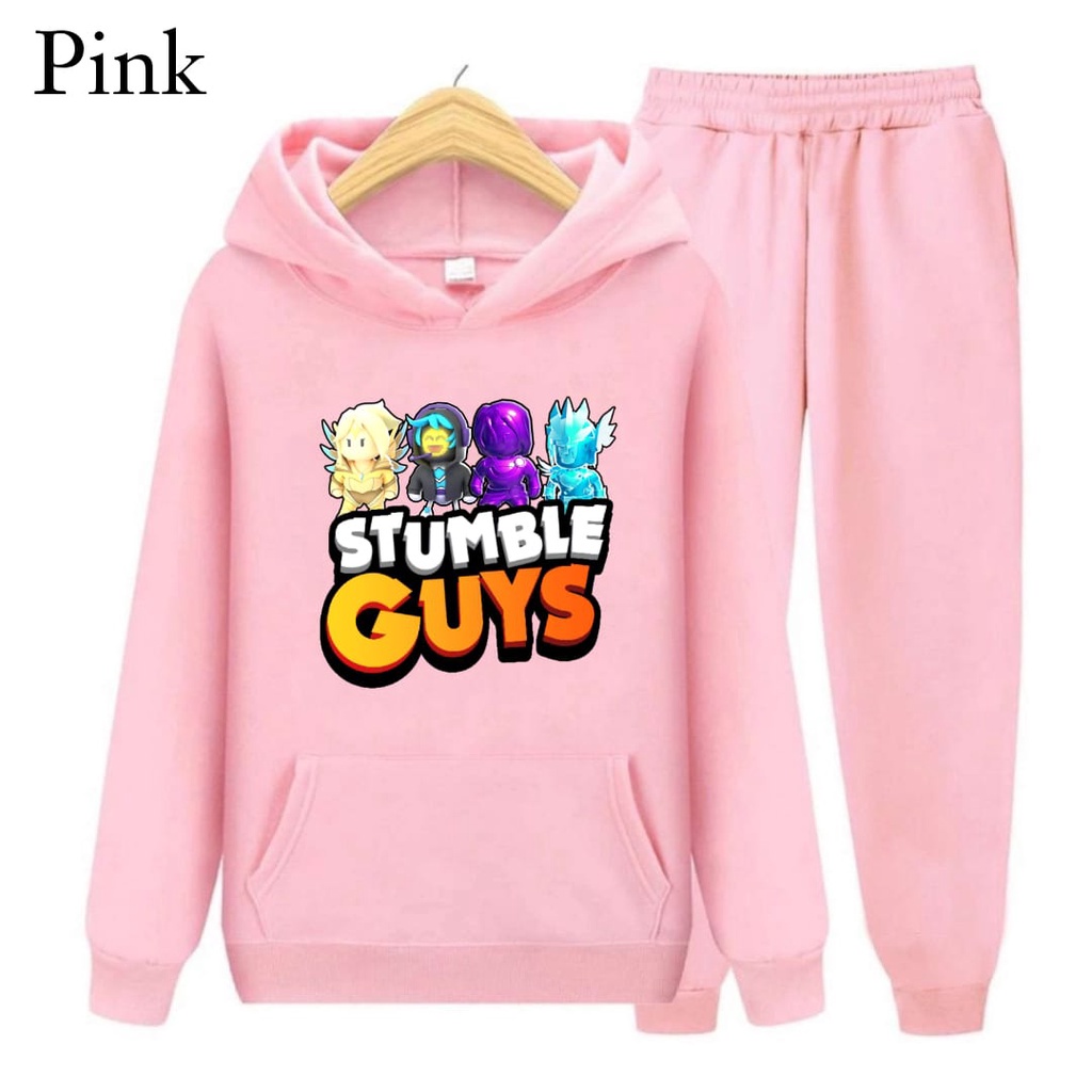 Hzl_outfit Setelan Sweater Anak Stumble Guys Angel Valkyrie/ Sweater Hoodie Anak Anak S.M.XL