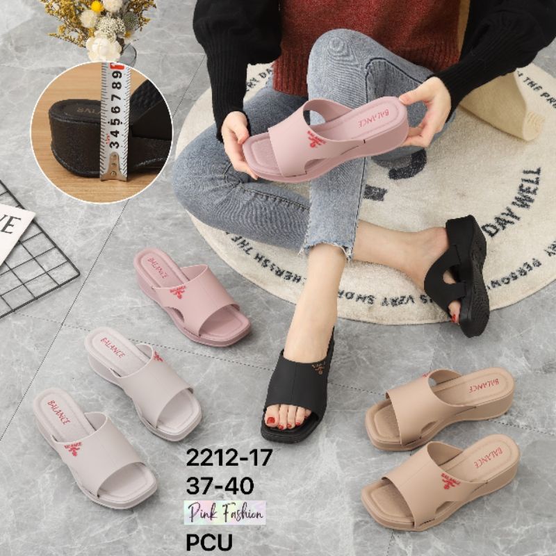 Sandal Wedges Wanita Jelly Import