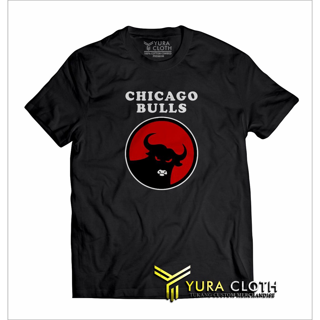 Kaos Pria Distro CHICAGO BULLS PDI PERJUANGAN PLESETAN VIRAL
