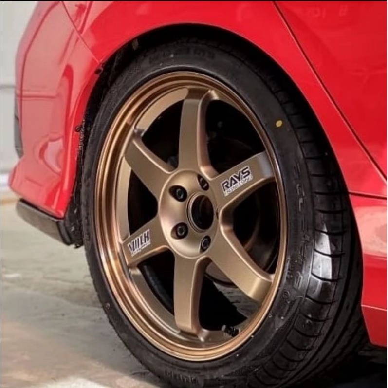 Jual Stiker Velg Mobil Volk Rays Engineering TE37 | Shopee Indonesia