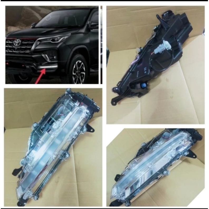 lampu sein LED bemper depan Fortuner vrz 2021-up original toyota