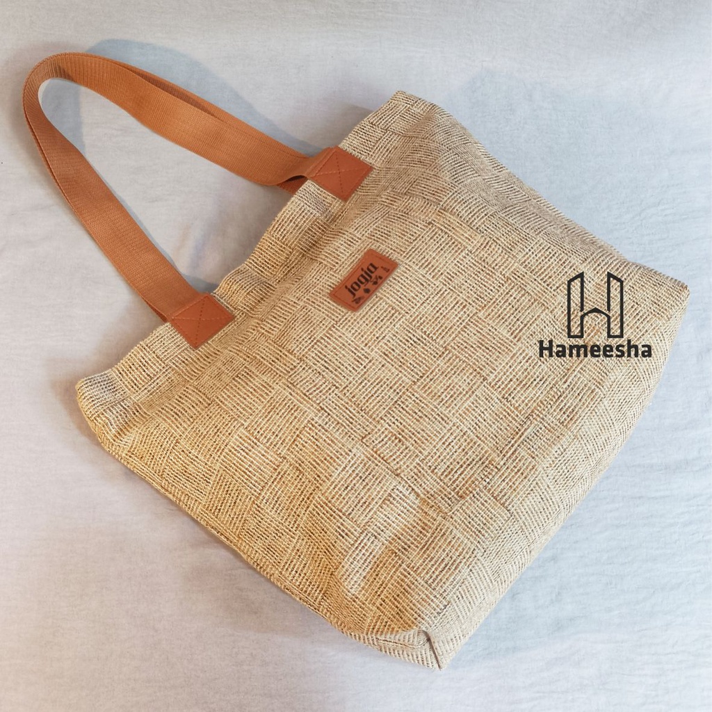 Hameesha Shoping bag wanita Tas belanja Kantong serbaguna model Totebag korean style Tas jinjing Han