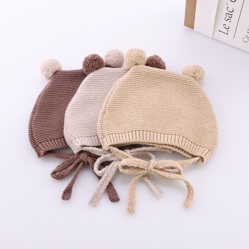 BABY K2 - topi Pompom Hat Cuteees  kode 00307