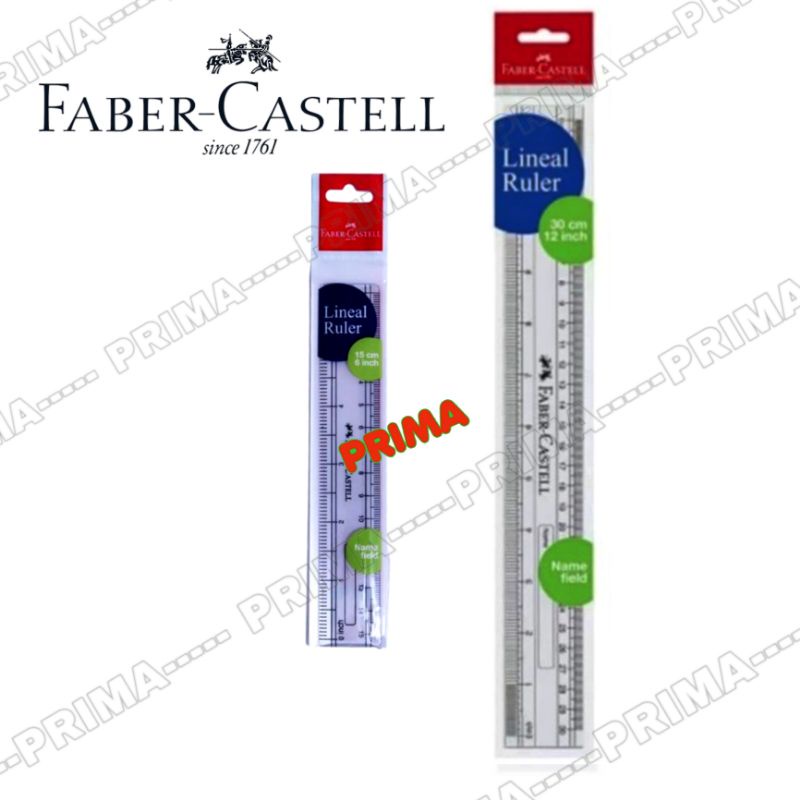 

PENGGARIS FABER-CASTELL (TERSEDIA 30 CM & 15CM)