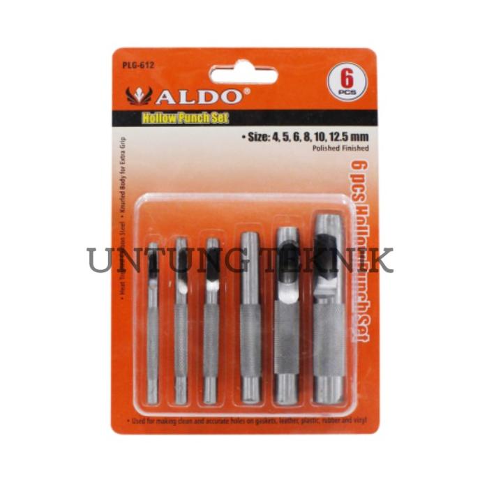 

ALDO 6pcs SET Alat Plong / Hollow Punch Alat Pembuat Lubang untungt33 Diminati Banget