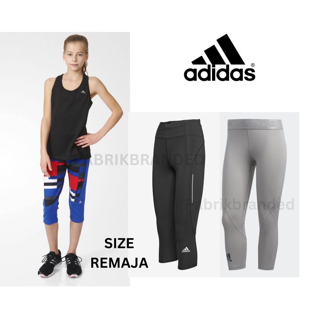 Pabrik Branded Legging Adidas legging 7/8 celana legging anak remaja murah