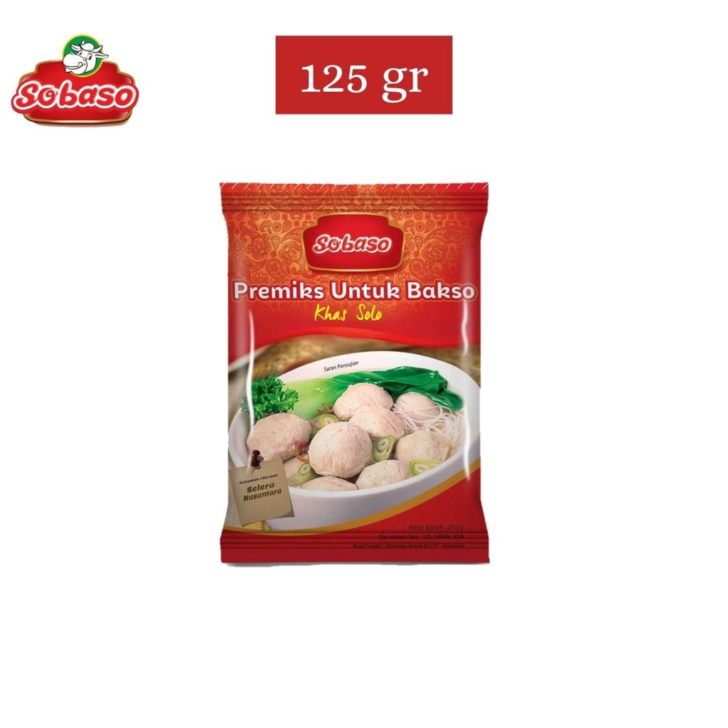 Tepung adonan Bakso Khas Solo Sobaso 125gr