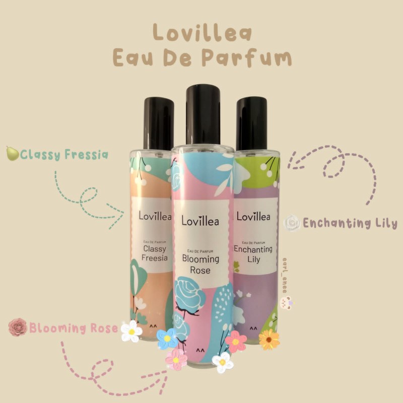 ✨LACIKOSME✨LOVILLEA EAU DE PARFUM - MINYAK WANGI SEPANJANG HARI BPOM ORIGINAL