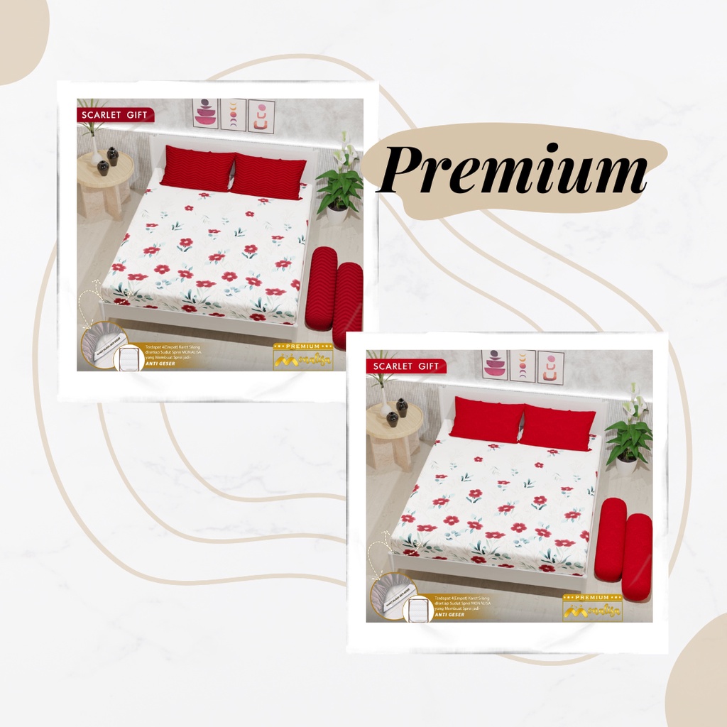 Monalisa Premium Sprei Uk 160/180 - Dewasa