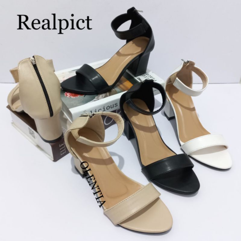 Sendal Wanita heels tahu 7cm IW 03