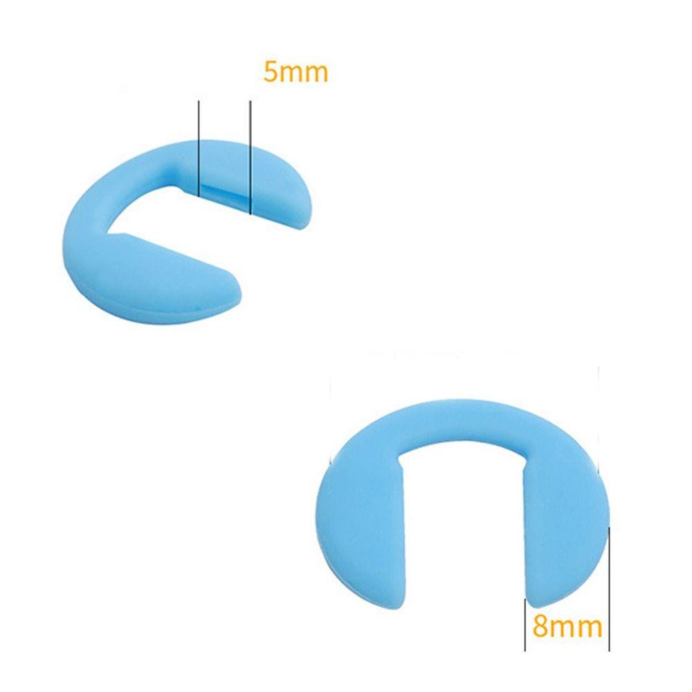 Needway Bantalan Kacamata 2pcs /set Anak Bantalan Kacamata Bantalan Kacamata Untuk Pria Anti Slip Silikon Wanita Eyeglasses Pads Eyewear Ear Hook