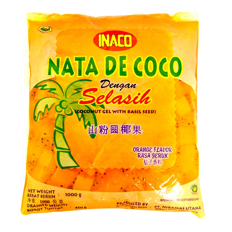 

Inaco Nata De Coco Selasih Jeruk 1Kg