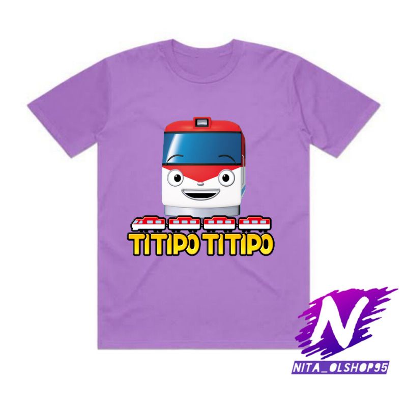 kaos titipo titipo baju anak titipo titipo kartun anak kereta