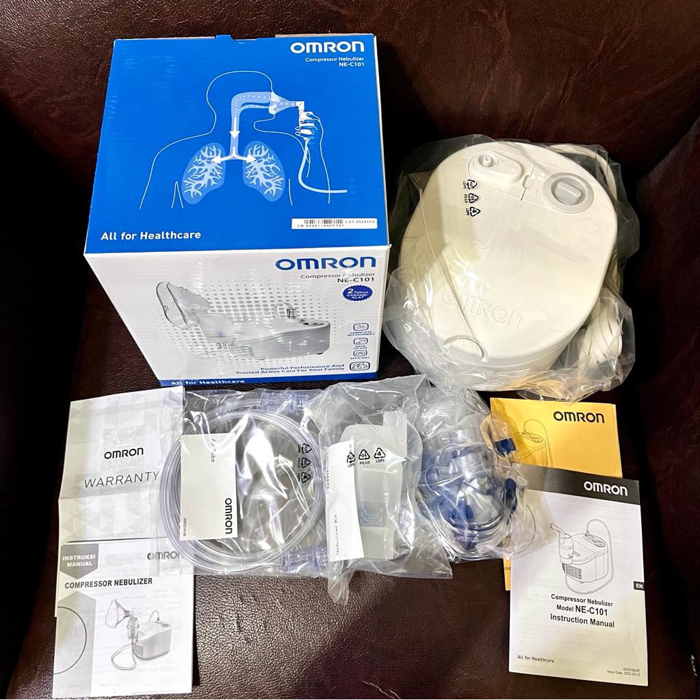 NEBULIZER OMRON NE-C101 / ALAT UAP ALAT INHALASI NEBULIZER OMRON NE-C101